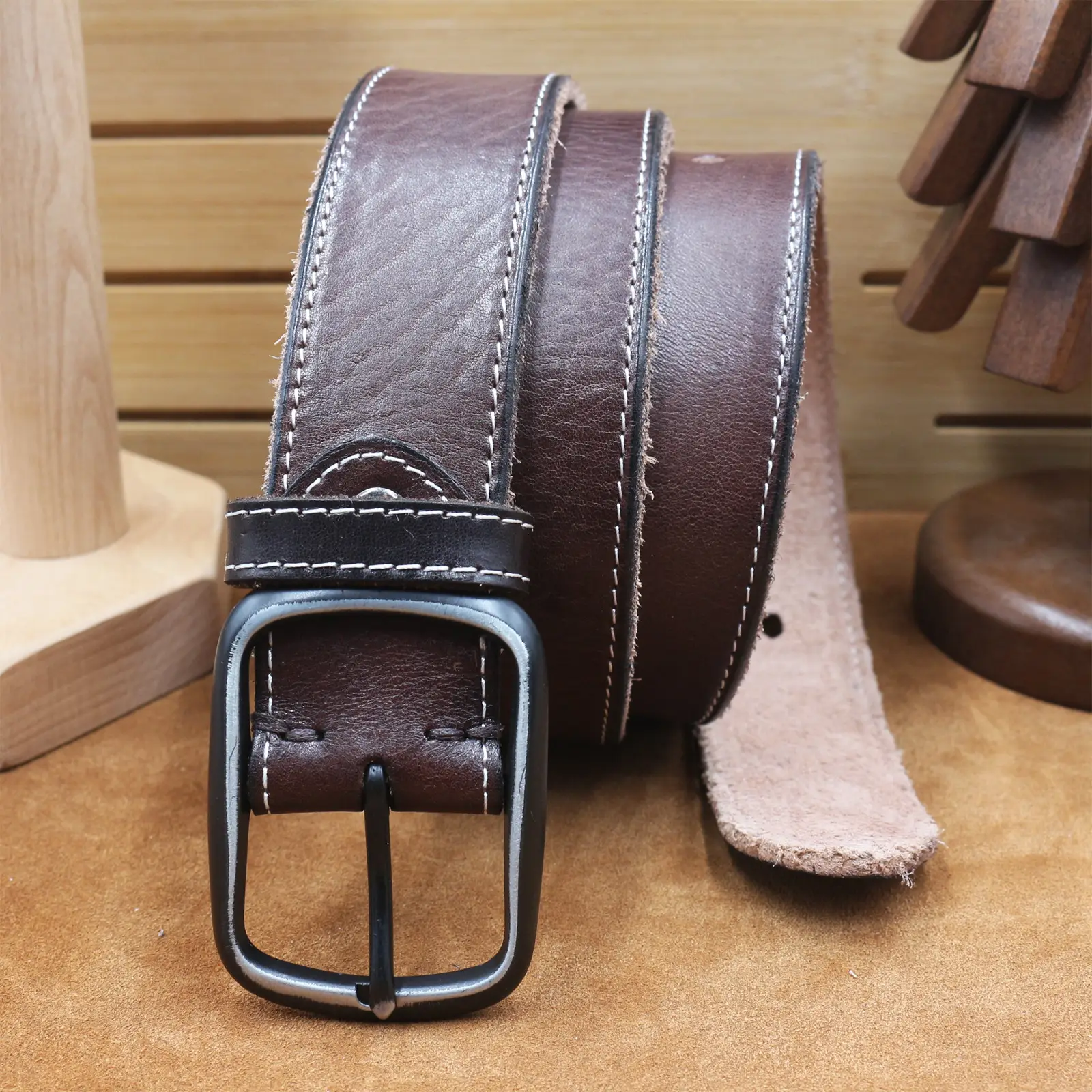 3.8CM Genuine Leather Belt for Men — feature 6