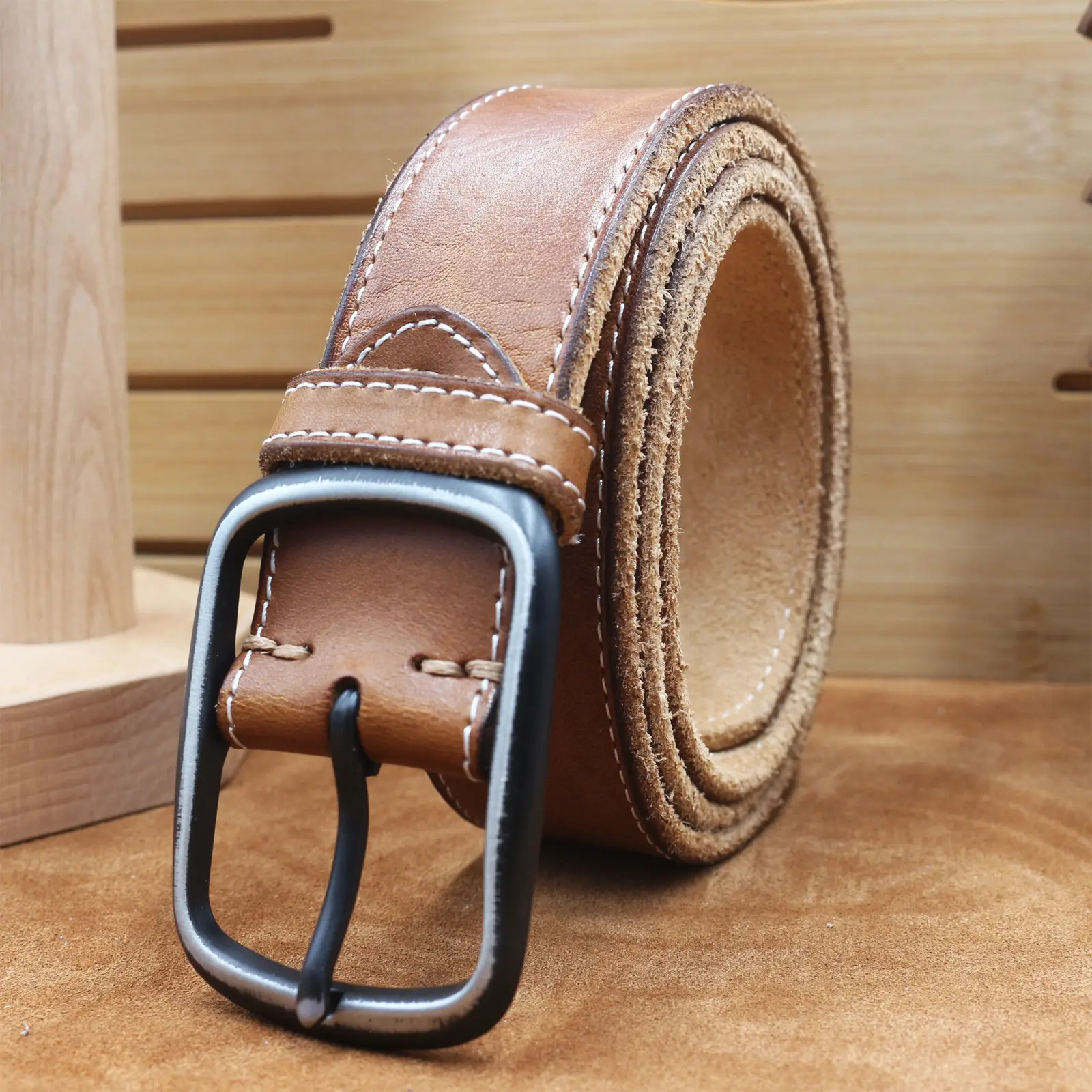 3.8CM Genuine Leather Belt for Men — feature 9