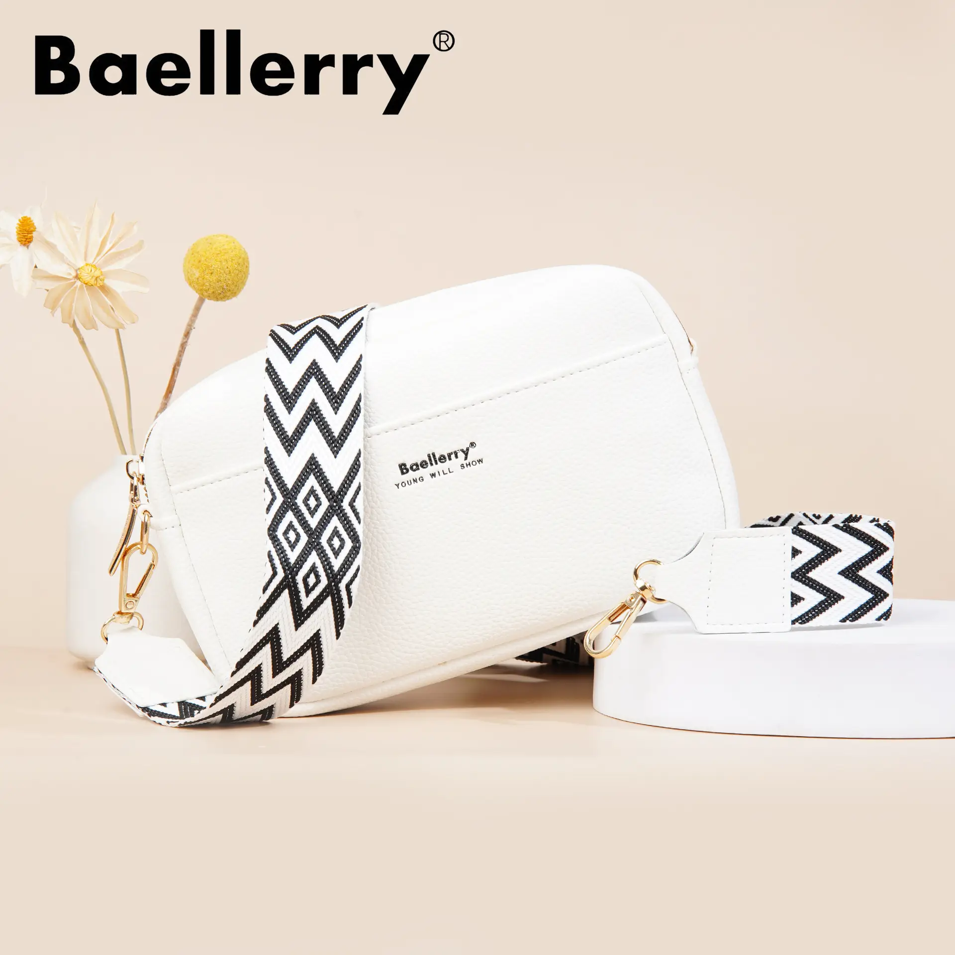 New Women's PU Crossbody Bag Large Capacity Zipper - Image 8