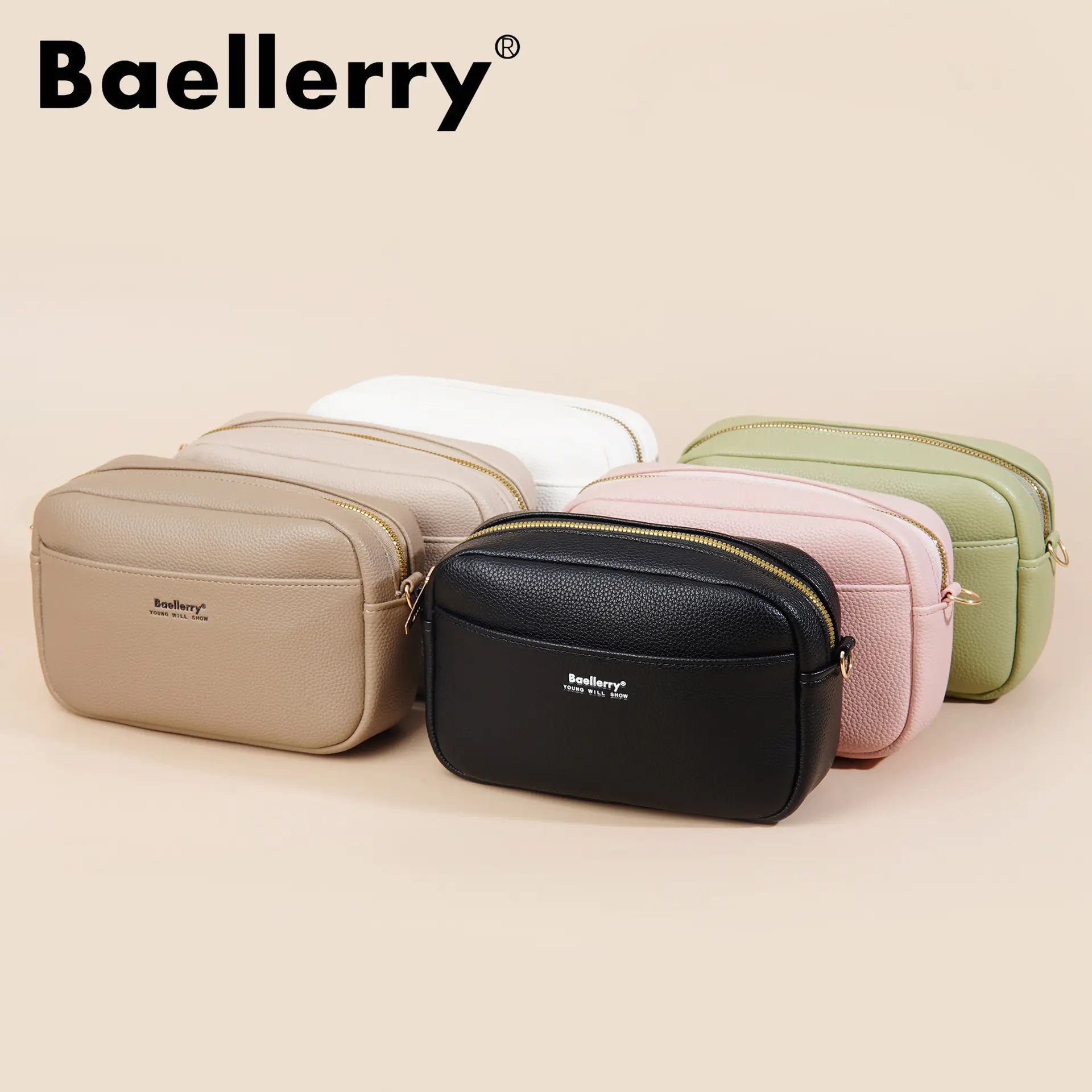 New Women's PU Crossbody Bag Large Capacity Zipper - Image 9