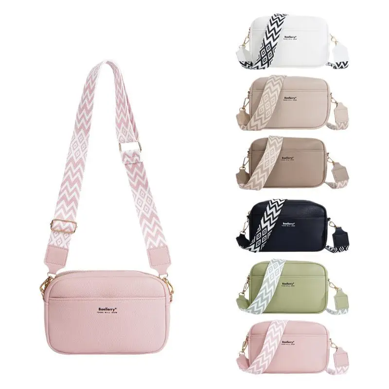 New Women's PU Crossbody Bag Large Capacity Zipper - Image 11