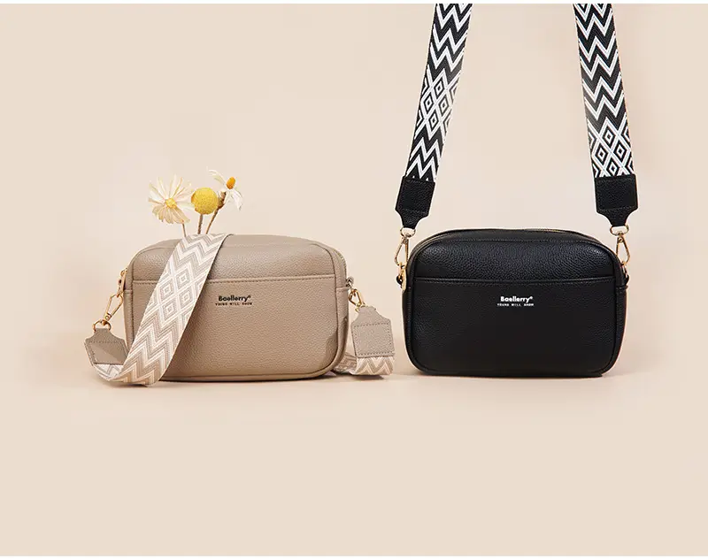 New Women's PU Crossbody Bag Large Capacity Zipper — feature 20