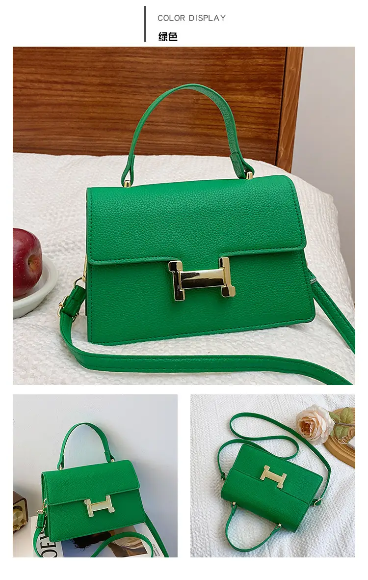 2024 Women's Premium Leather Handbags with H-Logo — feature 27