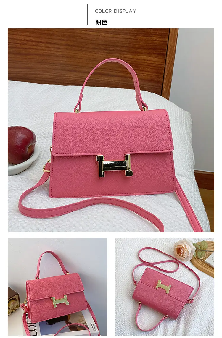 2024 Women's Premium Leather Handbags with H-Logo — feature 29