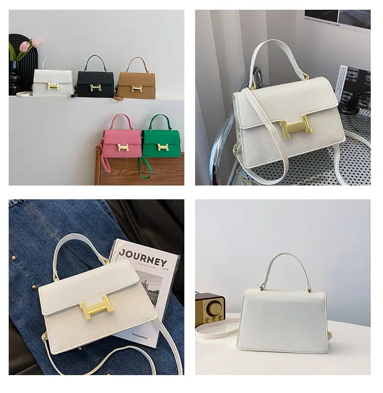 2024 Women's Premium Leather Handbags with H-Logo — feature 8