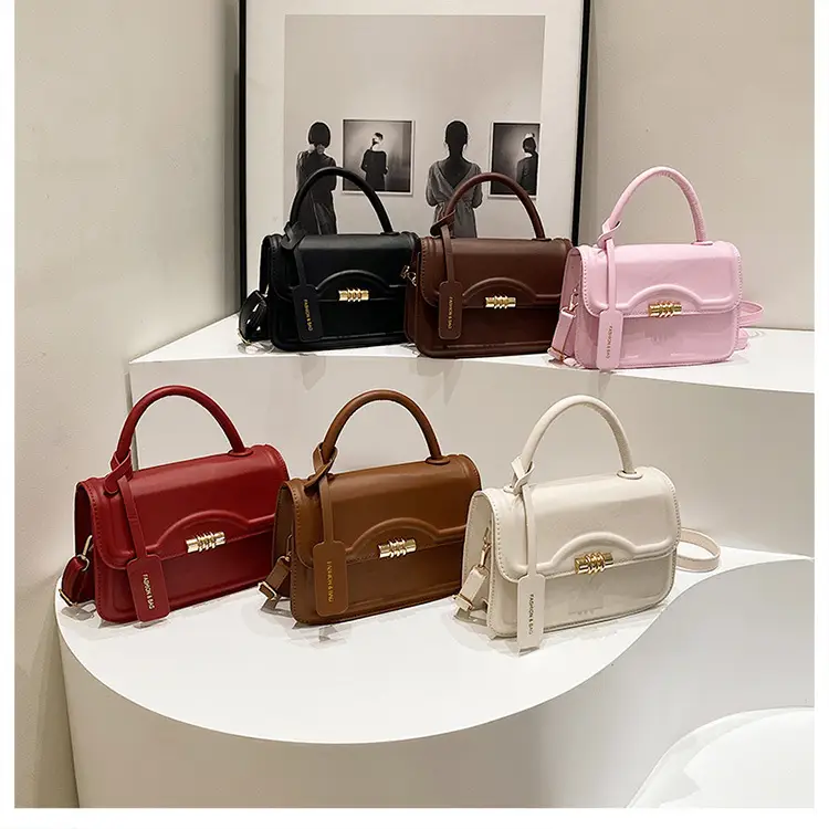 Women's Black Square Shoulder Crossbody Bag 2024 - Image 7