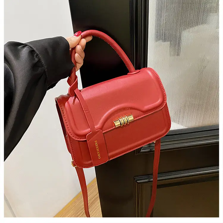 Women's Black Square Shoulder Crossbody Bag 2024 - Image 8
