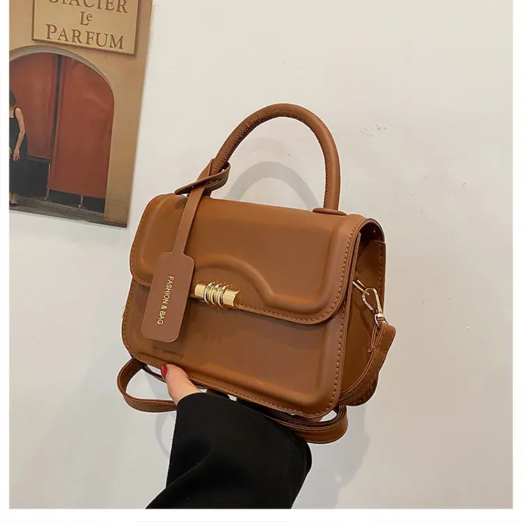 Women's Black Square Shoulder Crossbody Bag 2024 - Image 3