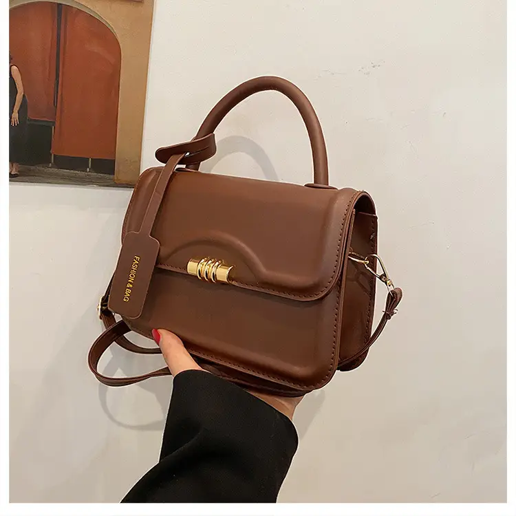 Women's Black Square Shoulder Crossbody Bag 2024 - Image 4