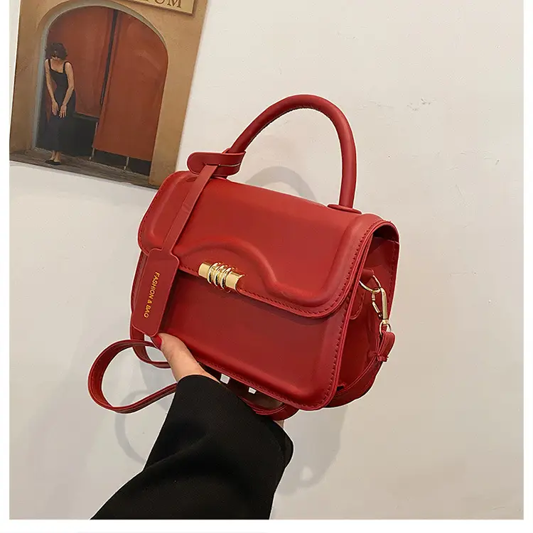 Women's Black Square Shoulder Crossbody Bag 2024 - Image 5