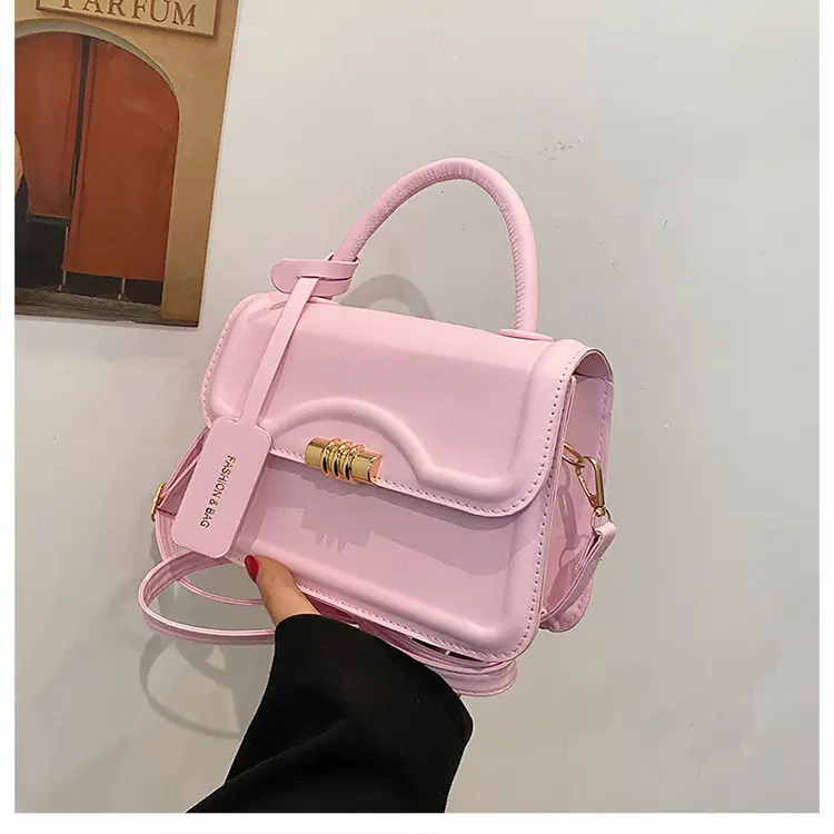 Women's Black Square Shoulder Crossbody Bag 2024 - Image 6