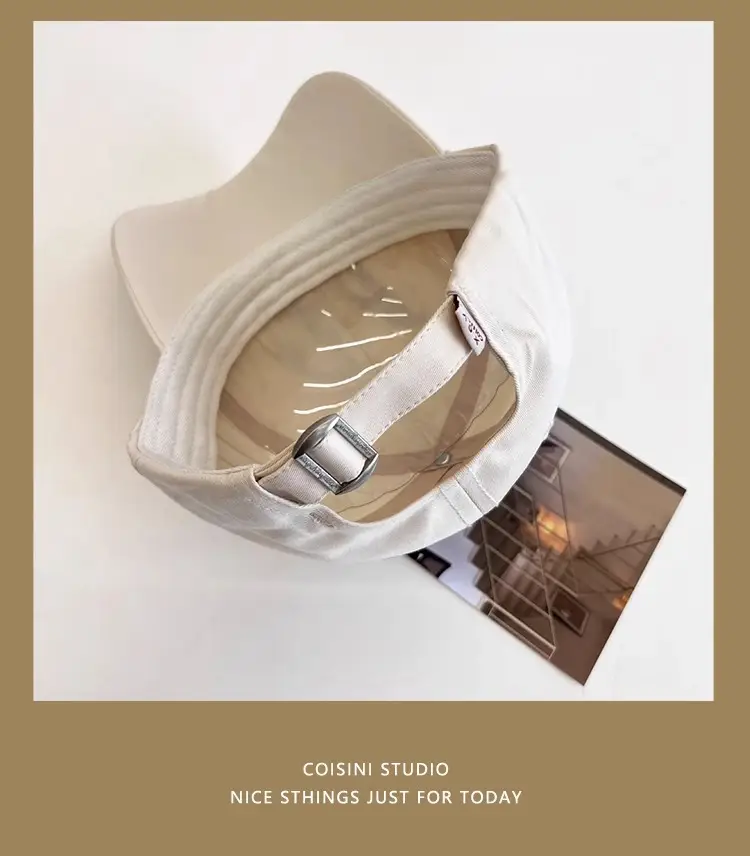 White M Letter Baseball Cap for Girls Boys Summer Casual — feature 10