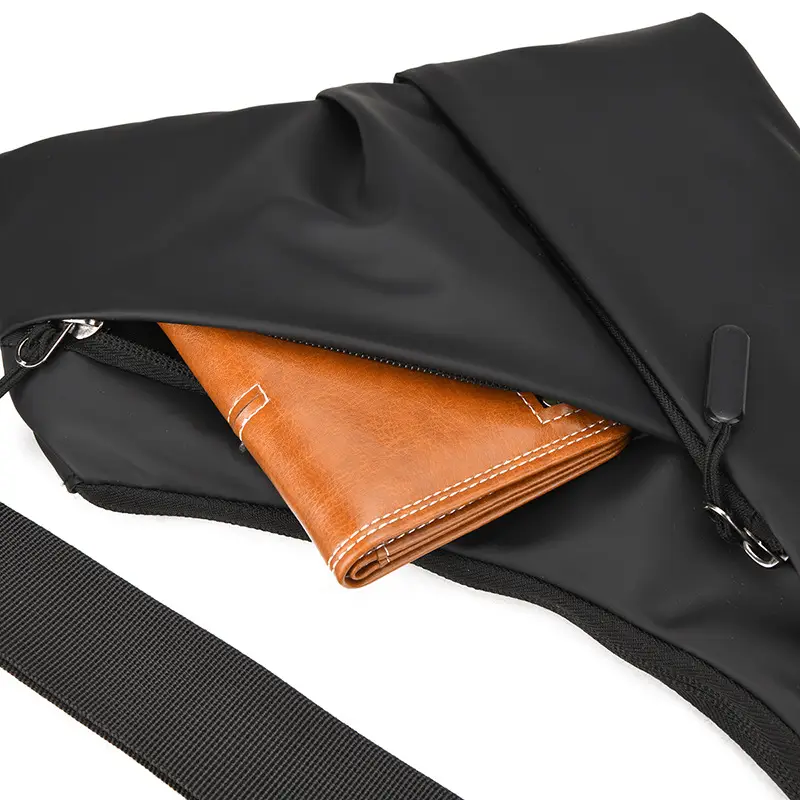 Waterproof Crossbody Bag for Men Women Black Multi-functional — feature 34