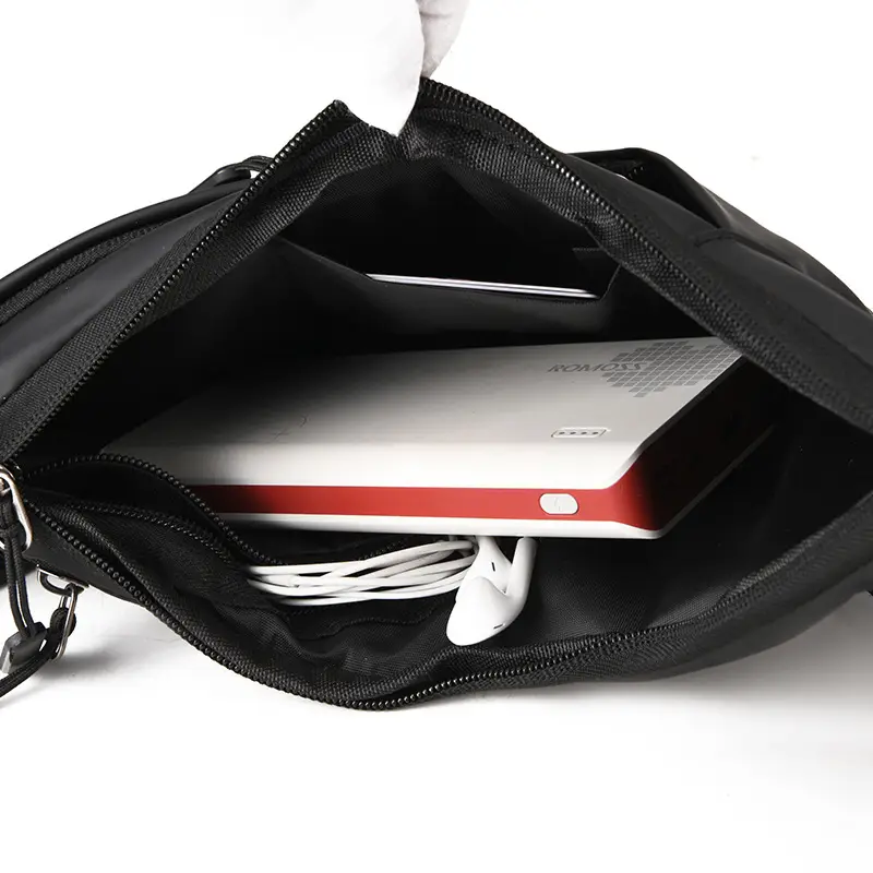 Waterproof Crossbody Bag for Men Women Black Multi-functional — feature 37