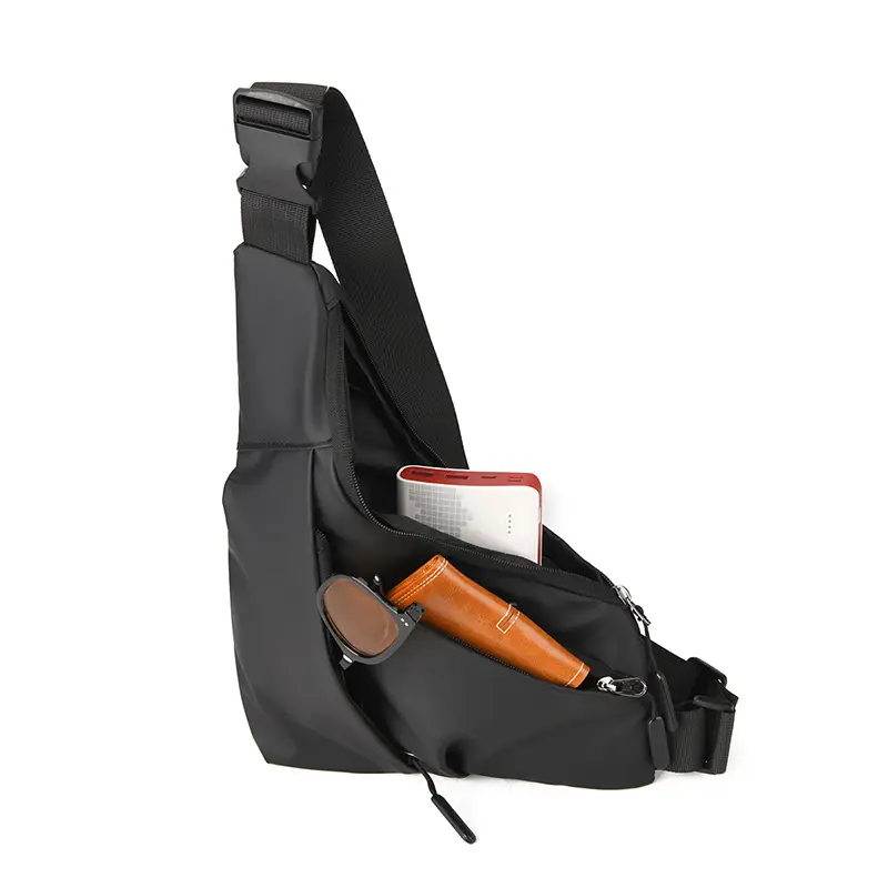 Waterproof Crossbody Bag for Men Women Black Multi-functional — feature 38