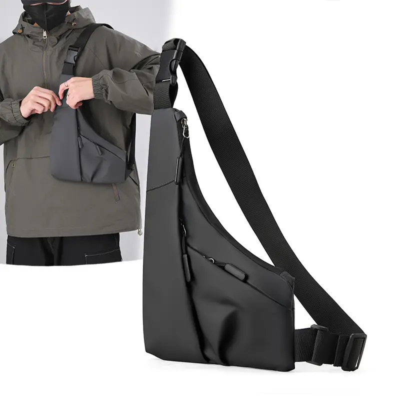 Waterproof Crossbody Bag for Men Women Black Multi-functional — feature 4