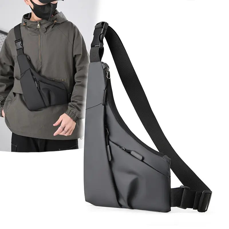 Waterproof Crossbody Bag for Men Women Black Multi-functional — feature 5