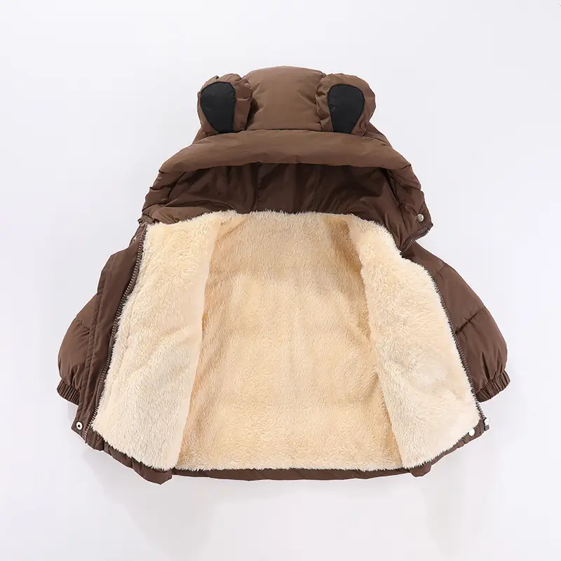 Boys' Winter Cotton Coat 2026 New Korean Style Children's Cartoon Fleece-Lined down Cotton Jacket Thickened Cotton-Padded Outerwear — feature 7