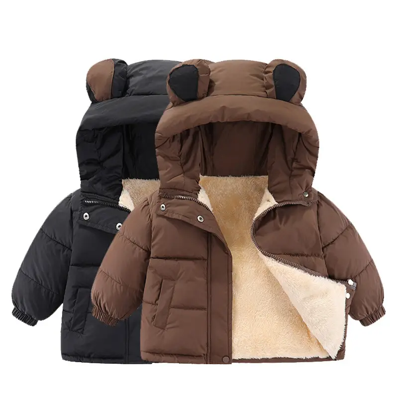 Boys' Winter Cotton Coat 2026 New Korean Style Children's Cartoon Fleece-Lined down Cotton Jacket Thickened Cotton-Padded Outerwear — feature 8