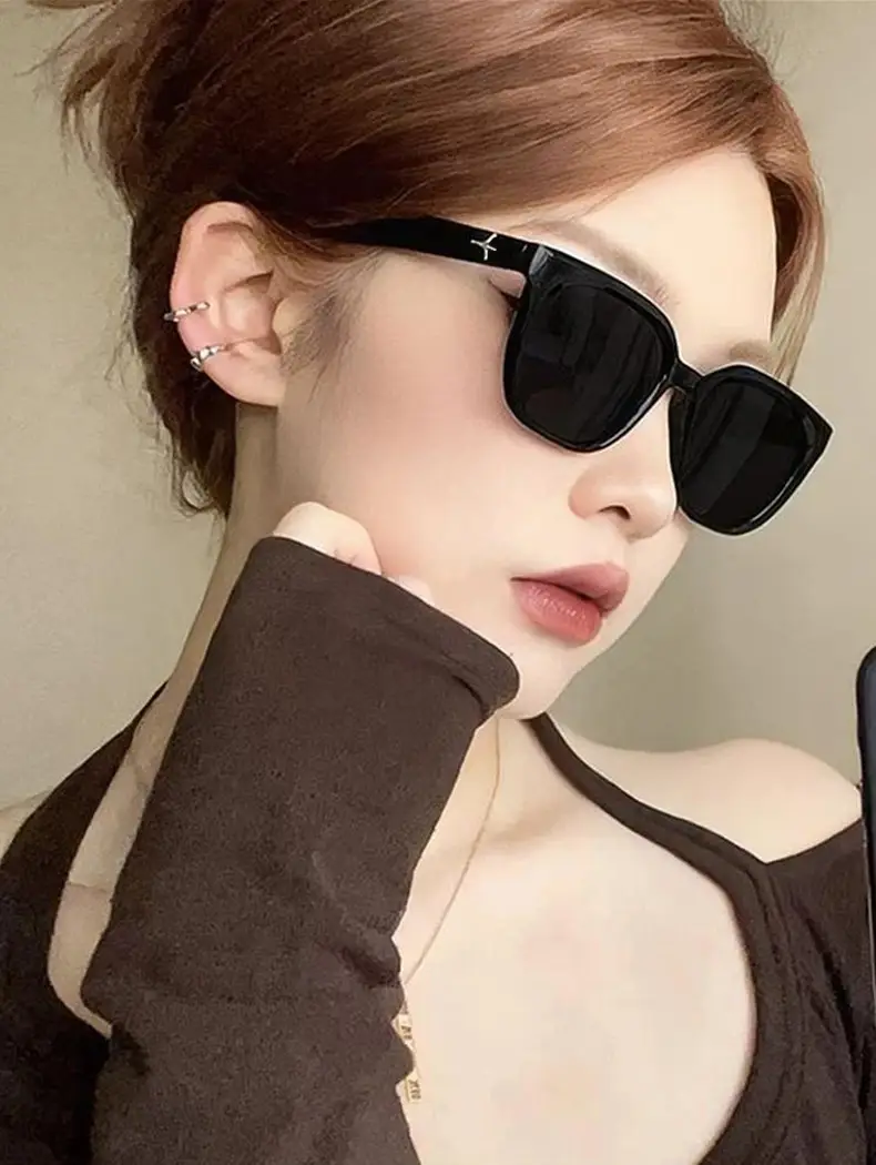 Men Women Sunglasses Anti-UV Face-Slimming - Image 5