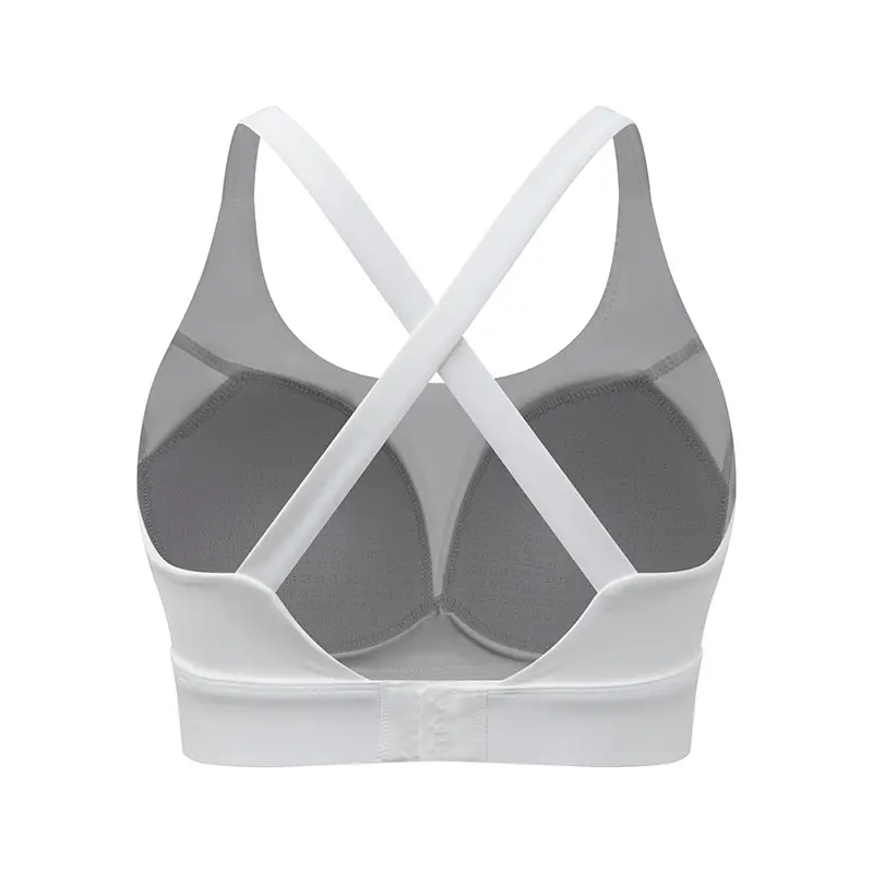 Amazon Cross-Back Fixed Cup Sports Bra Quick-Dry Shockproof Running Fitness Yoga Plus Size Underwear