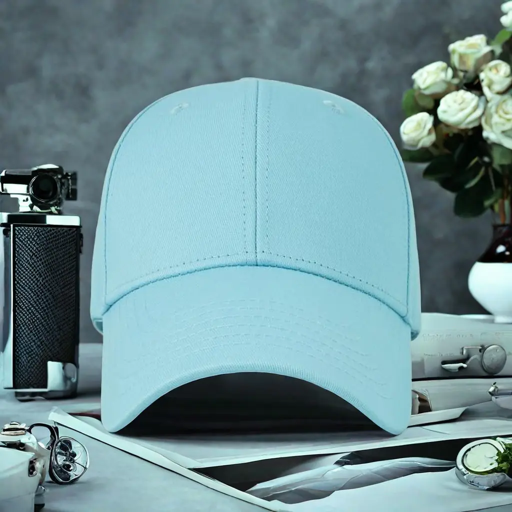 Men's Grey Cotton Baseball Cap UV Protection - Image 39