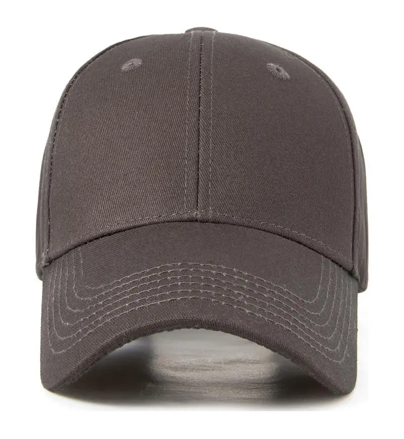 Men's Grey Cotton Baseball Cap UV Protection - Image 15
