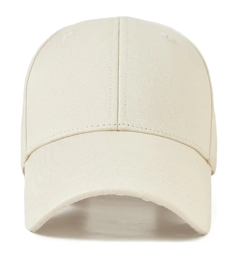Men's Grey Cotton Baseball Cap UV Protection - Image 2