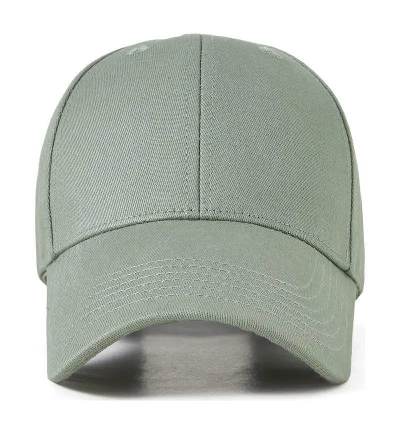 Men's Grey Cotton Baseball Cap UV Protection - Image 31