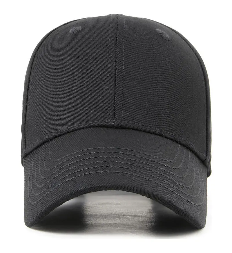 Men's Grey Cotton Baseball Cap UV Protection - Image 5