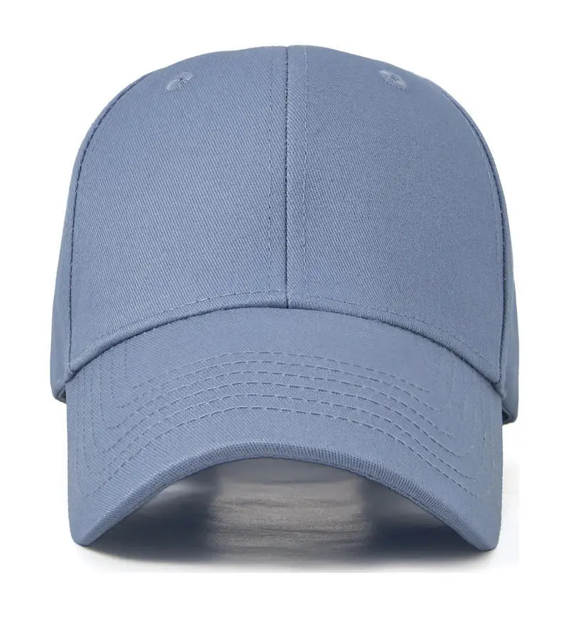 Men's Grey Cotton Baseball Cap UV Protection - Image 7