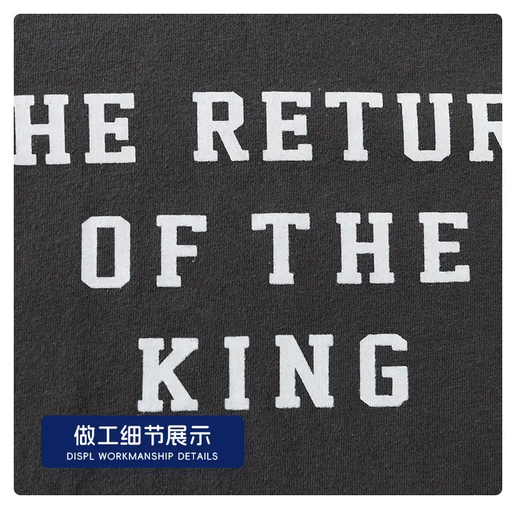 Boys Cotton Long Sleeve T-Shirt "The Return of the King" Grey — feature 14