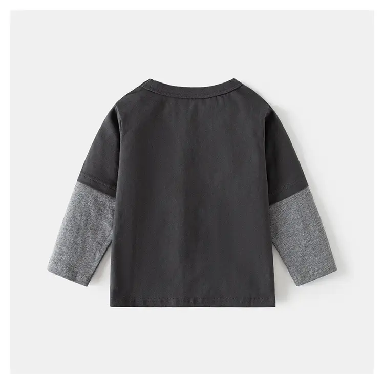 Boys Cotton Long Sleeve T-Shirt "The Return of the King" Grey — feature 9