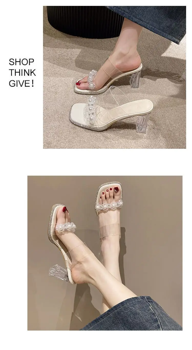 Transparent Crystal Heel Sandals Women High Fashion 2025 — feature 9