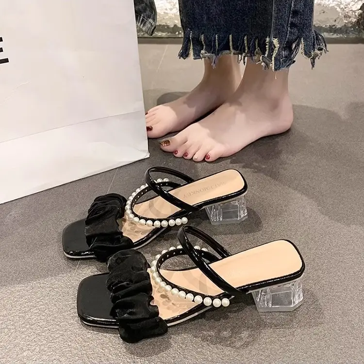 Crystal High Heel Sandals for Women 2025 Summer - Image 6