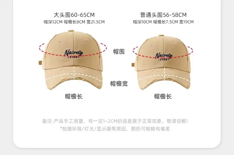 Women's Retro Baseball Cap Wide Brim Sunscreen Duck Tongue — feature 6
