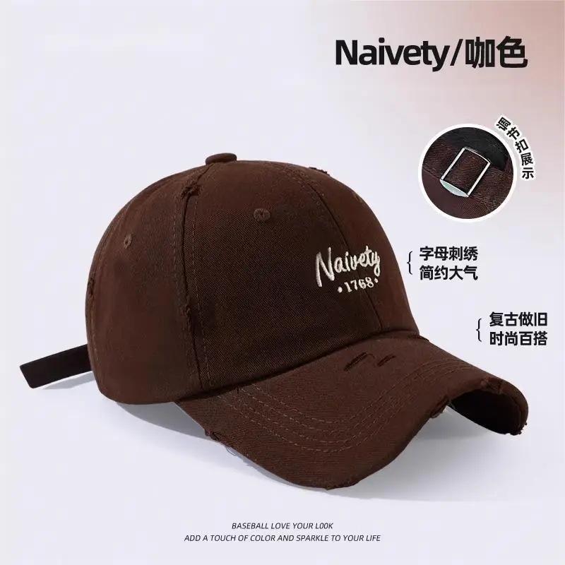 Women's Retro Baseball Cap Wide Brim Sunscreen Duck Tongue - Image 4