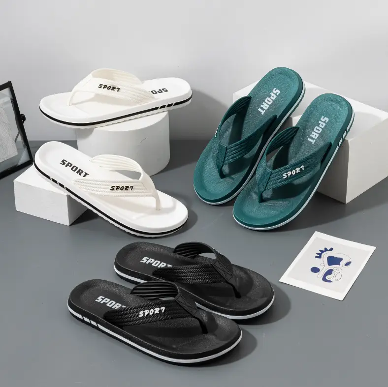 Sport Men Green Casual Flip Flops 2024