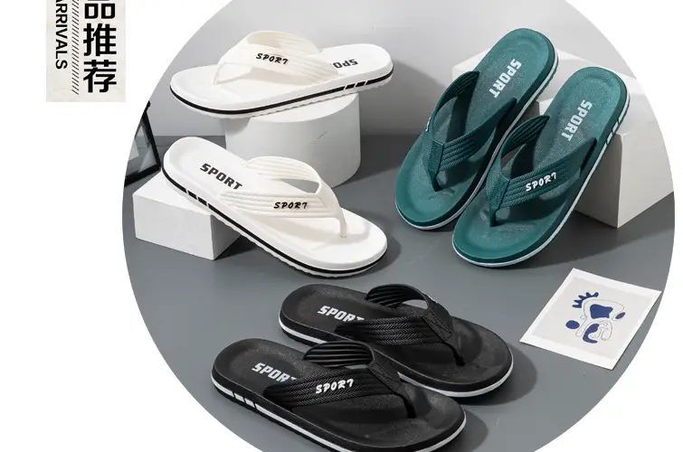 Sport Men Green Casual Flip Flops 2024 — feature 12