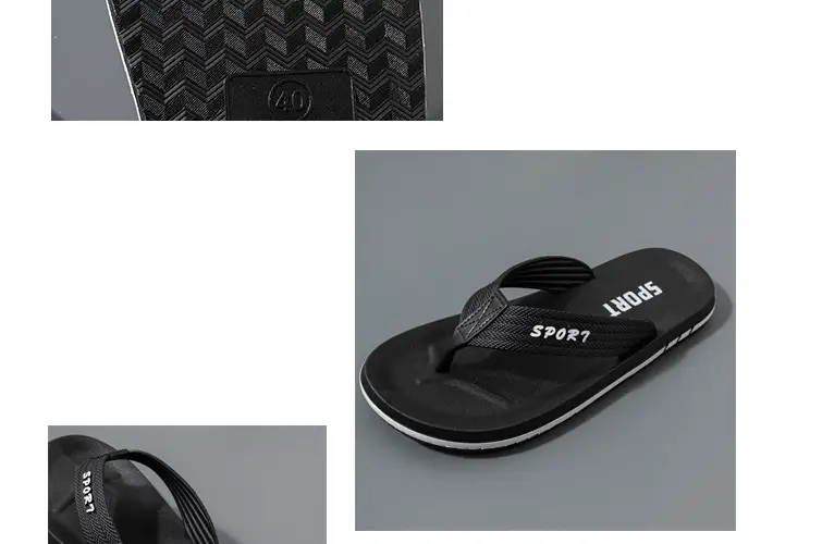 Sport Men Green Casual Flip Flops 2024 — feature 4