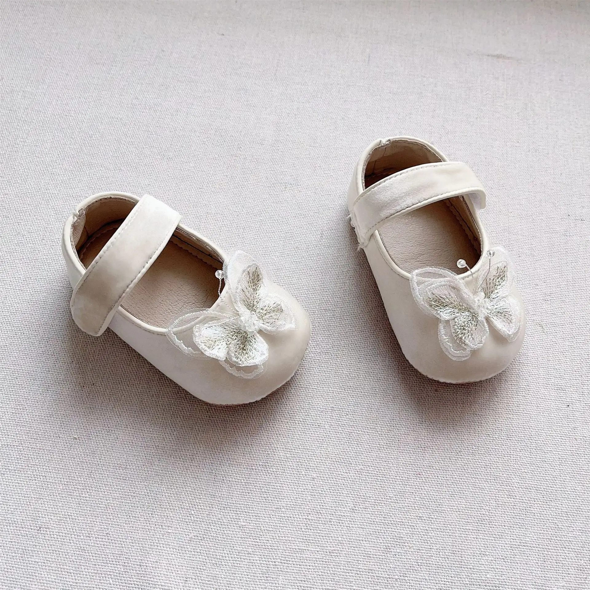 Korean Style Butterfly Princess Baby Shoes Soft Sole Anti-Slip