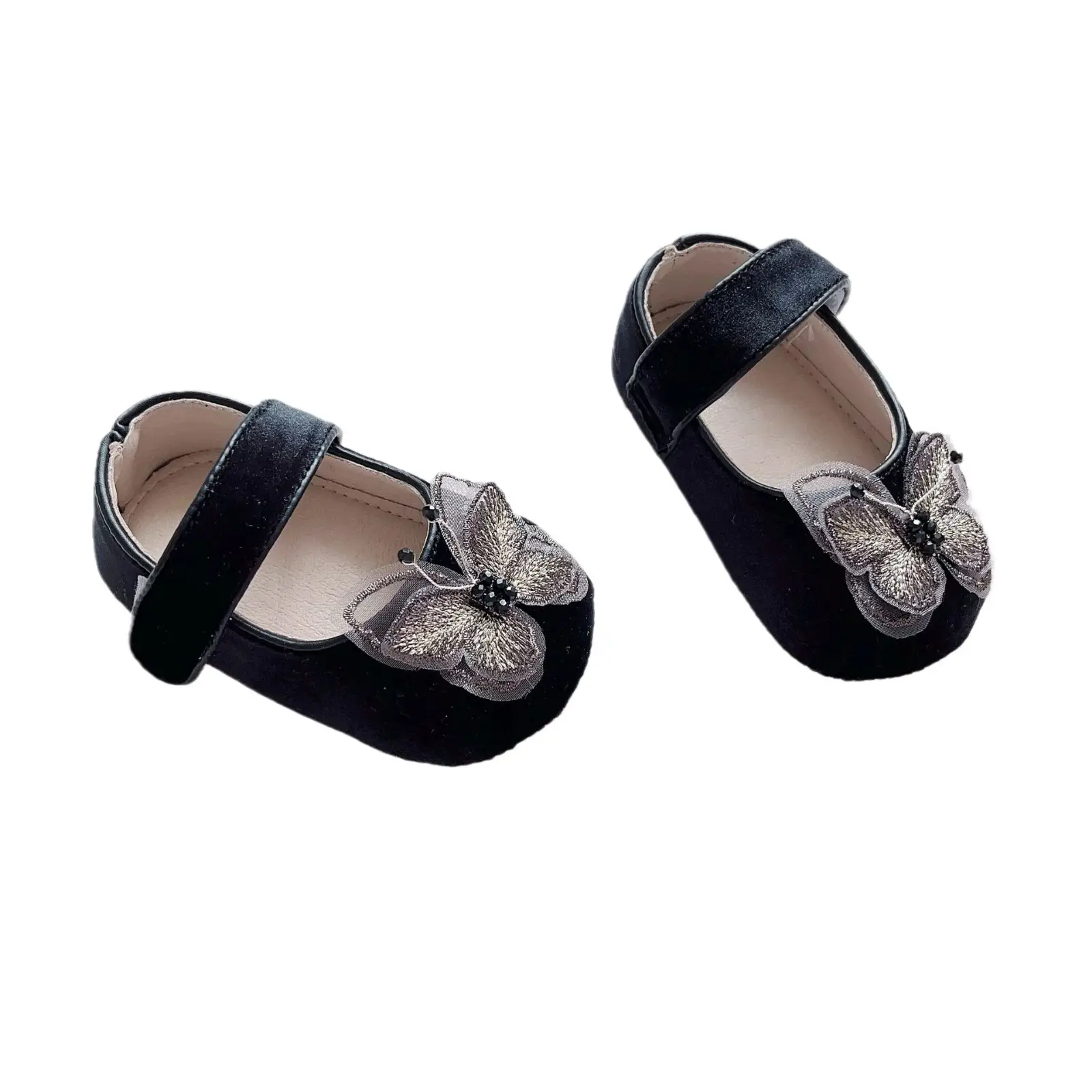 Korean Style Butterfly Princess Baby Shoes Soft Sole Anti-Slip
