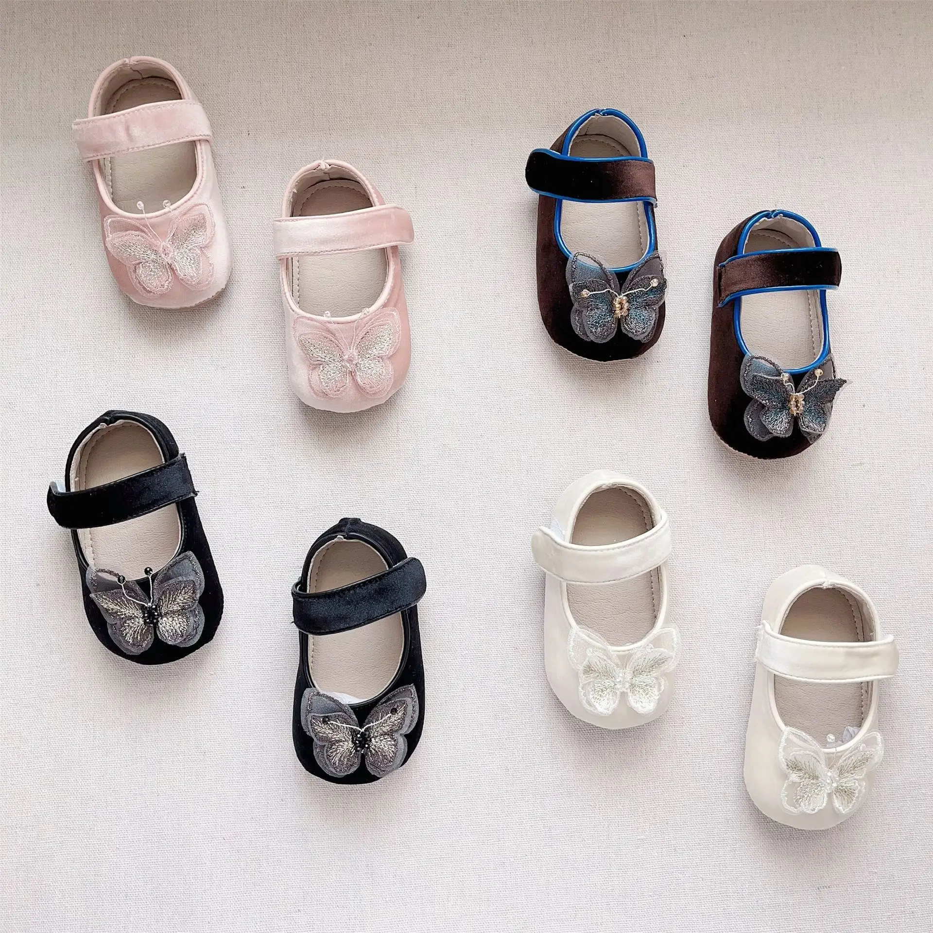 Korean Style Butterfly Princess Baby Shoes Soft Sole Anti-Slip — feature 1