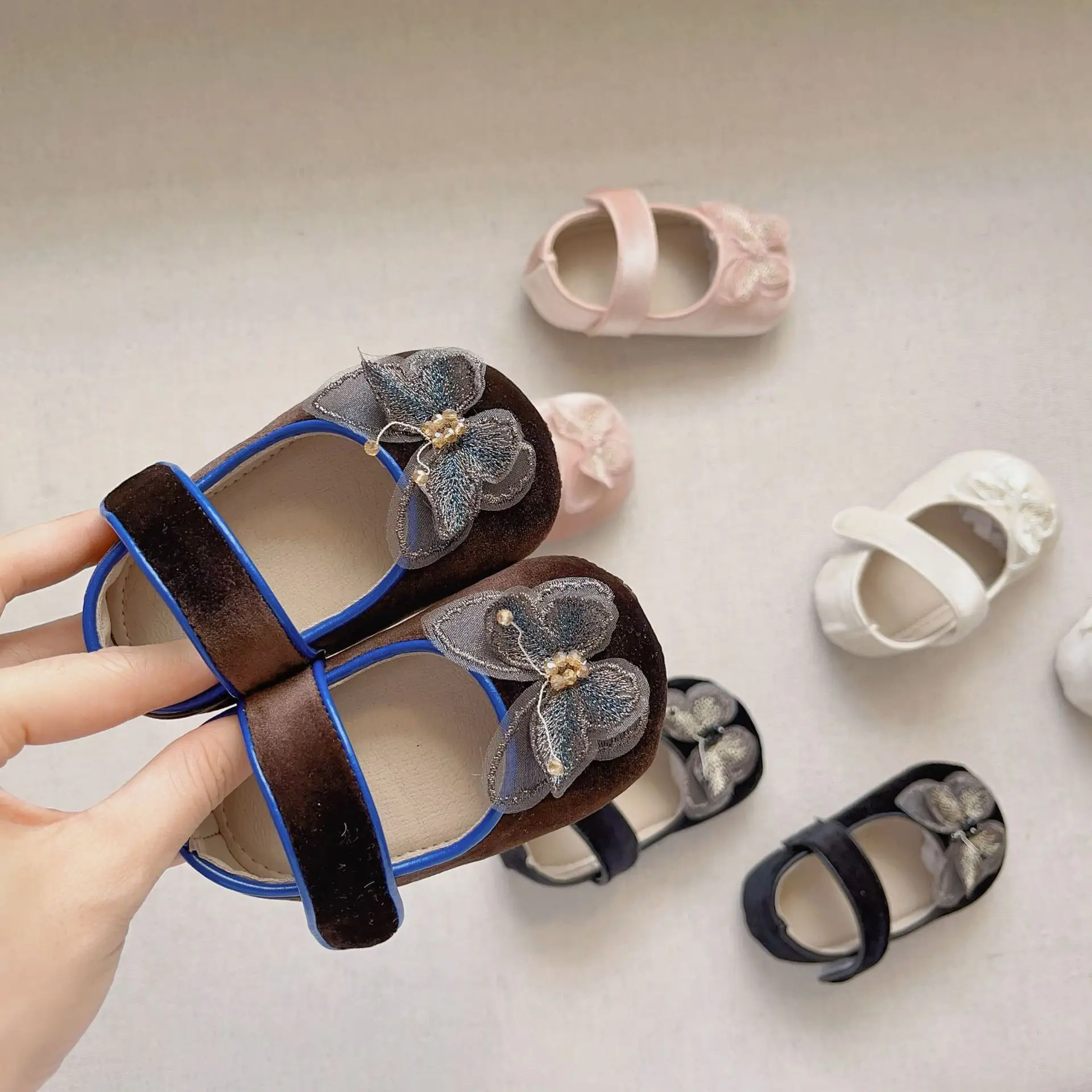 Korean Style Butterfly Princess Baby Shoes Soft Sole Anti-Slip — feature 11