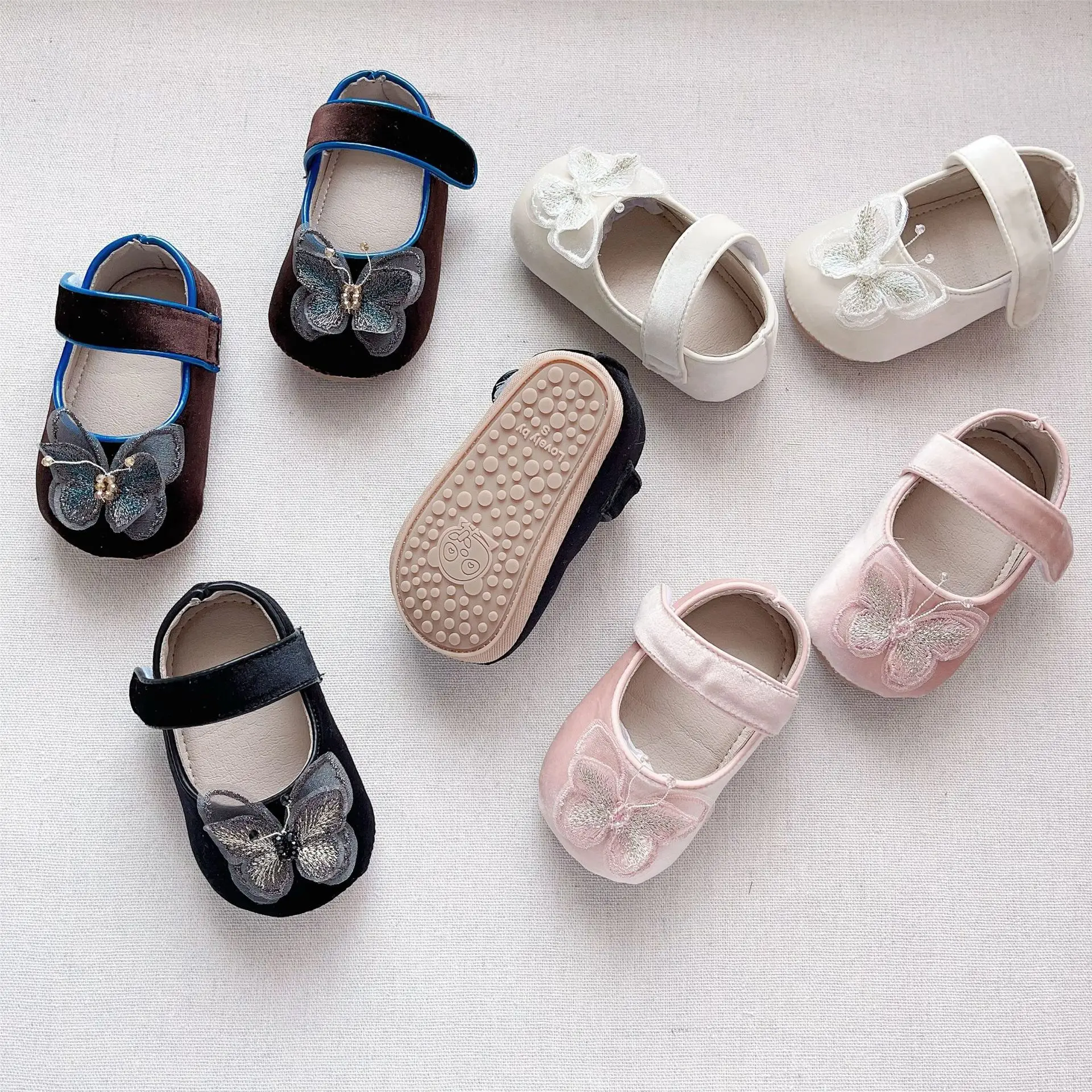 Korean Style Butterfly Princess Baby Shoes Soft Sole Anti-Slip — feature 19