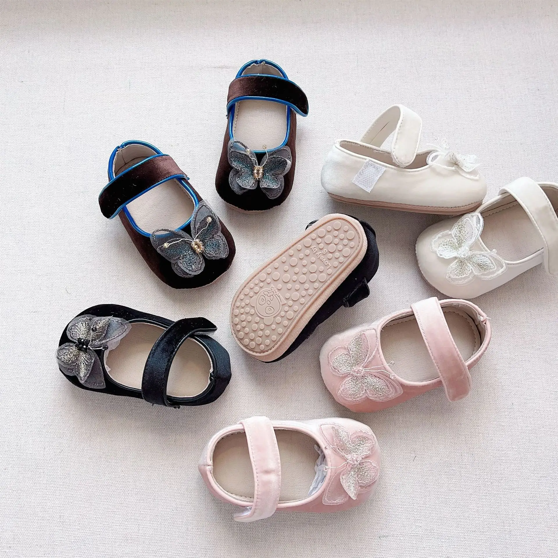 Korean Style Butterfly Princess Baby Shoes Soft Sole Anti-Slip — feature 20