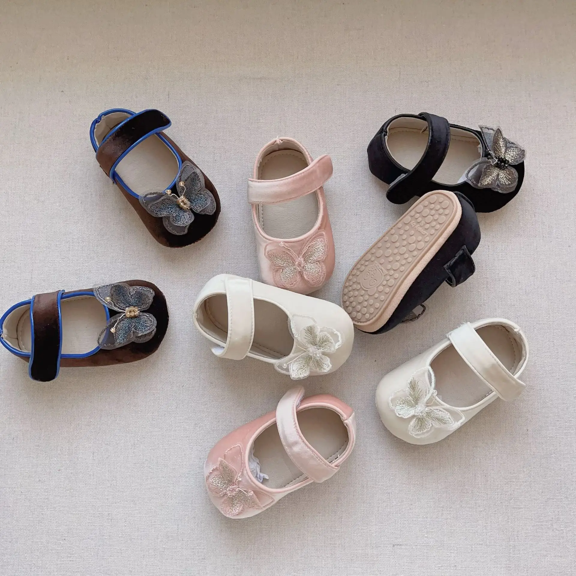 Korean Style Butterfly Princess Baby Shoes Soft Sole Anti-Slip — feature 22