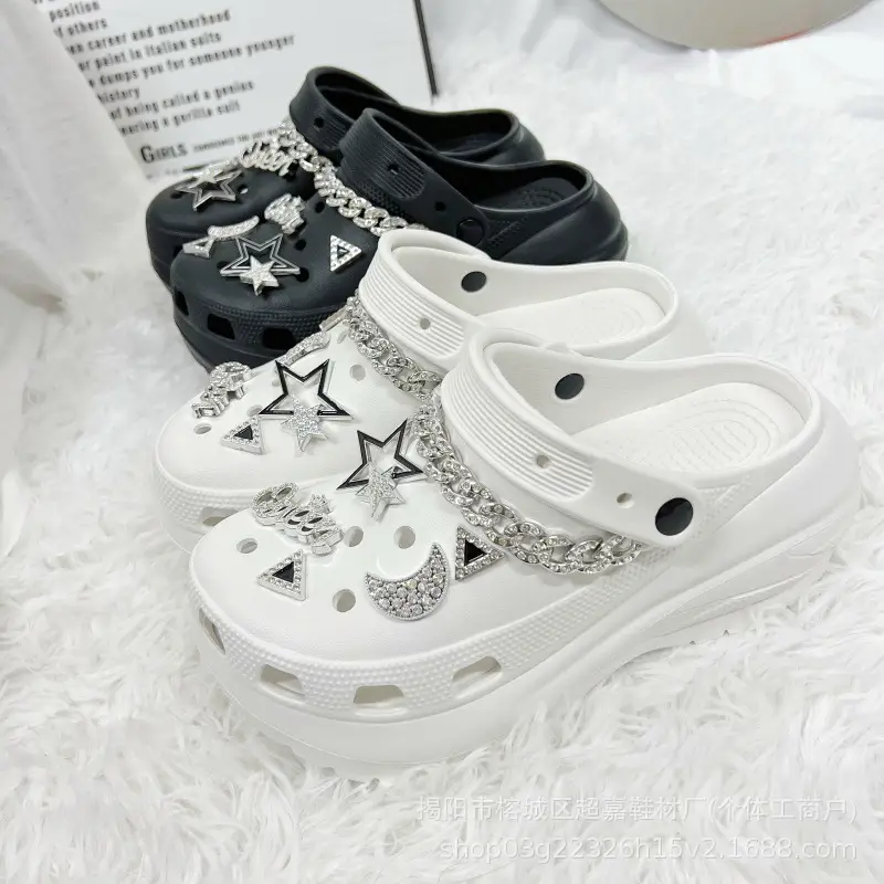 White Korean Style Sneakers for Women with Star & Moon Design
