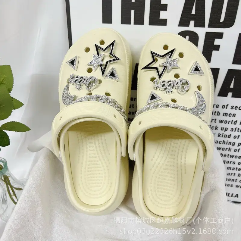 White Korean Style Sneakers for Women with Star & Moon Design — feature 11
