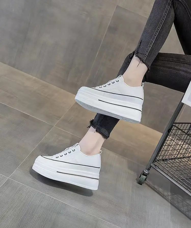 Women's Black Platform Sneakers 2024 Summer — feature 17